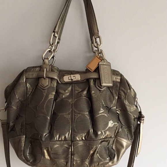 Coach Limited Edition Poppy Bag SZ L Authentic - Picture 4 of 6